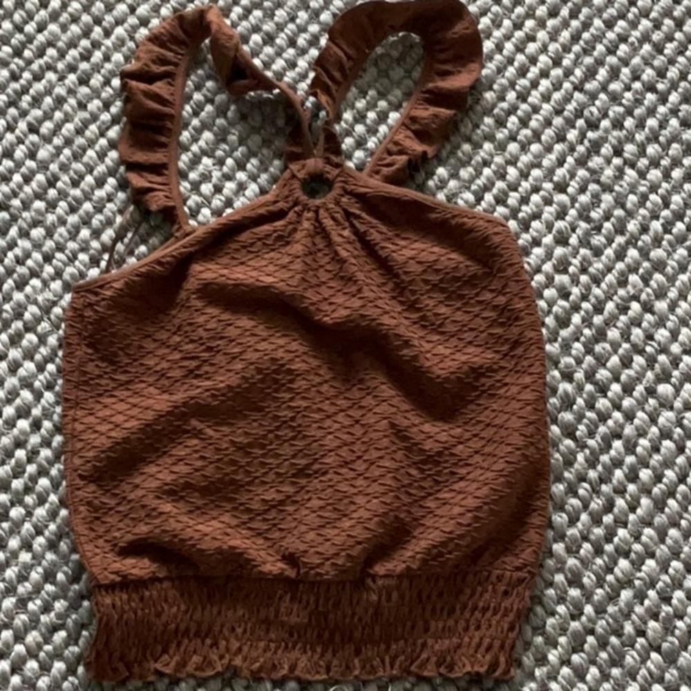 Anthropologie halter tank